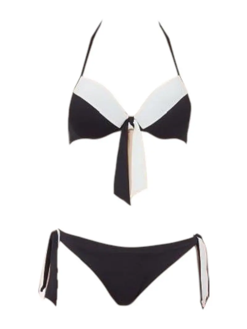 LIU JO BEACHWEAR Costume da bagno Donna  VA5171J6447 09096 NERO/BIANCO
