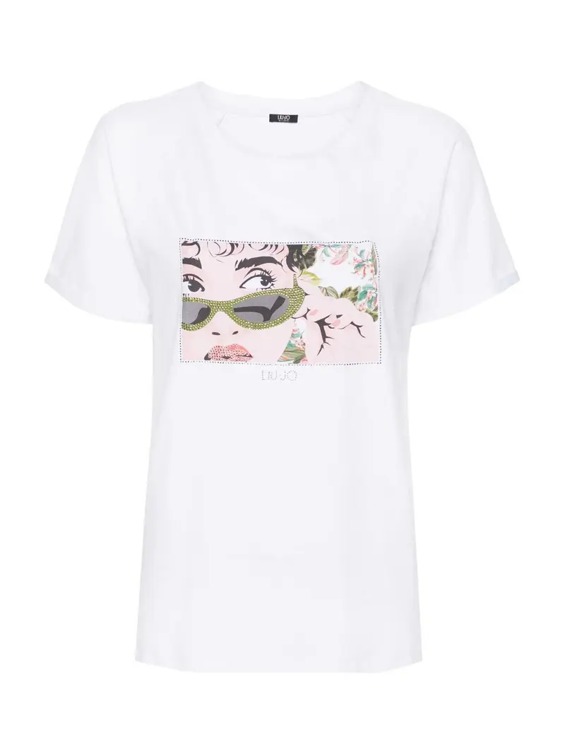 LIU JO BEACHWEAR T-Shirt e Polo Donna VA4104JS003 N9250 Bianco