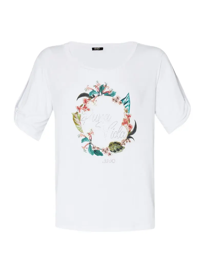 LIU JO BEACHWEAR T-Shirt e Polo Donna VA4106JS360 T9923 Bianco
