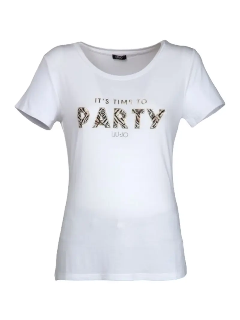 LIU JO BEACHWEAR T-Shirt e Polo Donna VA4124JS360 N9238 Bianco