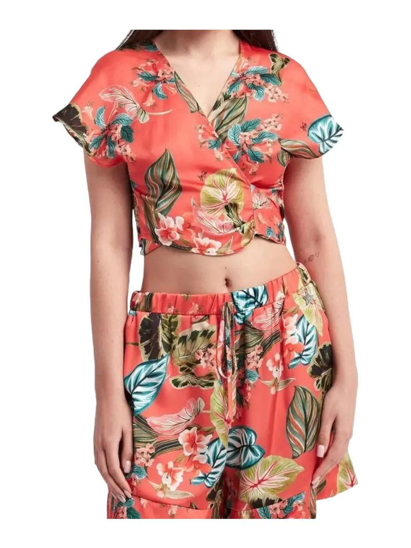 LIU JO BEACHWEAR Top Donna  VA4120TS806 N9075 Rosso
