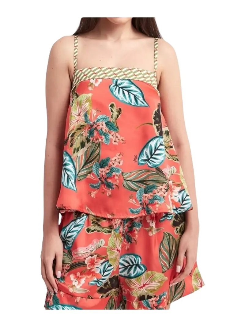 LIU JO BEACHWEAR Top Donna  VA4128TS806 N9075 Rosso