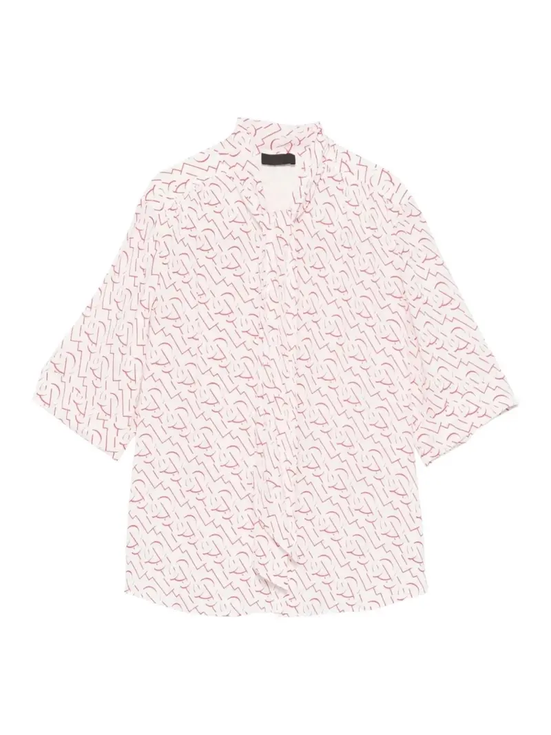 LIU JO BLACK Camicia Donna  CA5216T5853 B1187 WHITE/RED