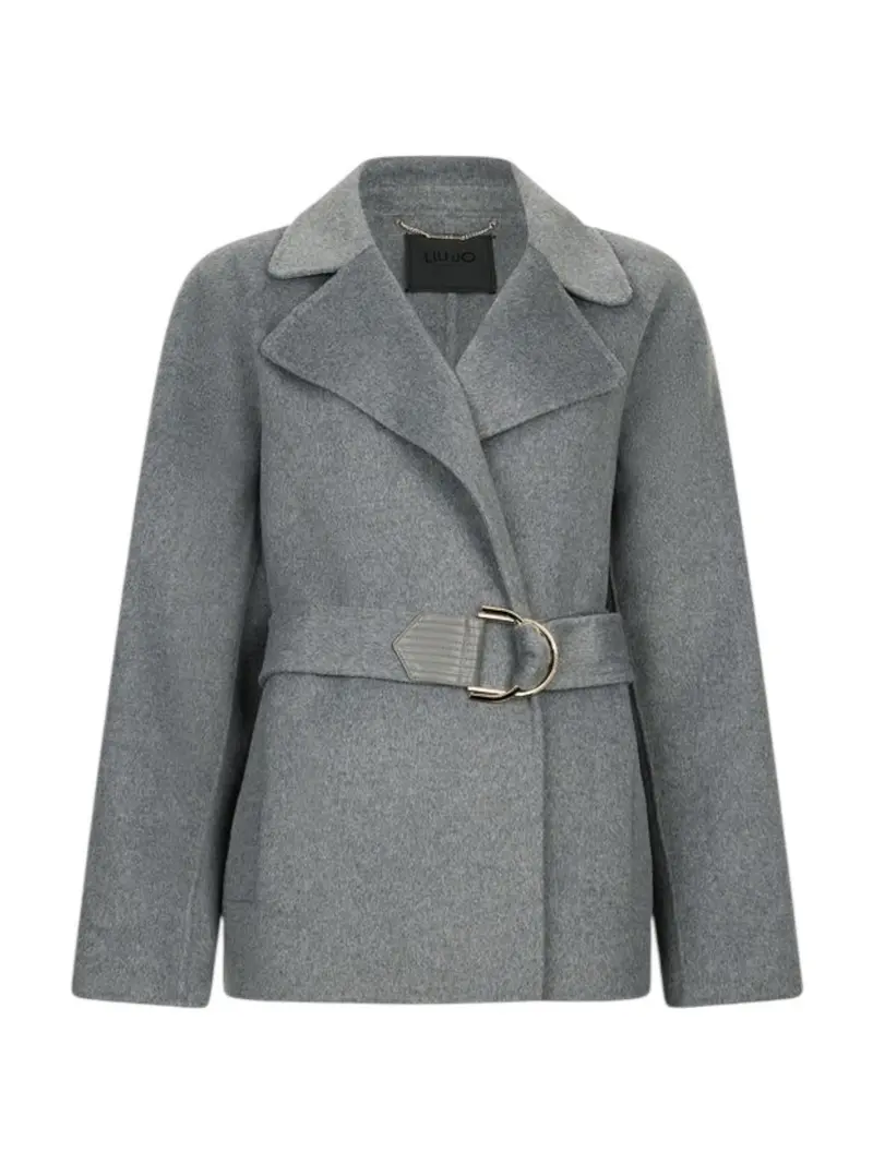 LIU JO BLACK Cappotto Donna CF5071T4627 03243 Grigio medio mel.