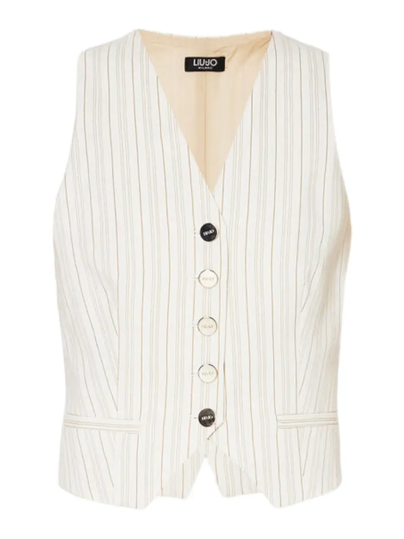 LIU JO BLACK Gilet Donna  CA4287T3790 N9037 Bianco