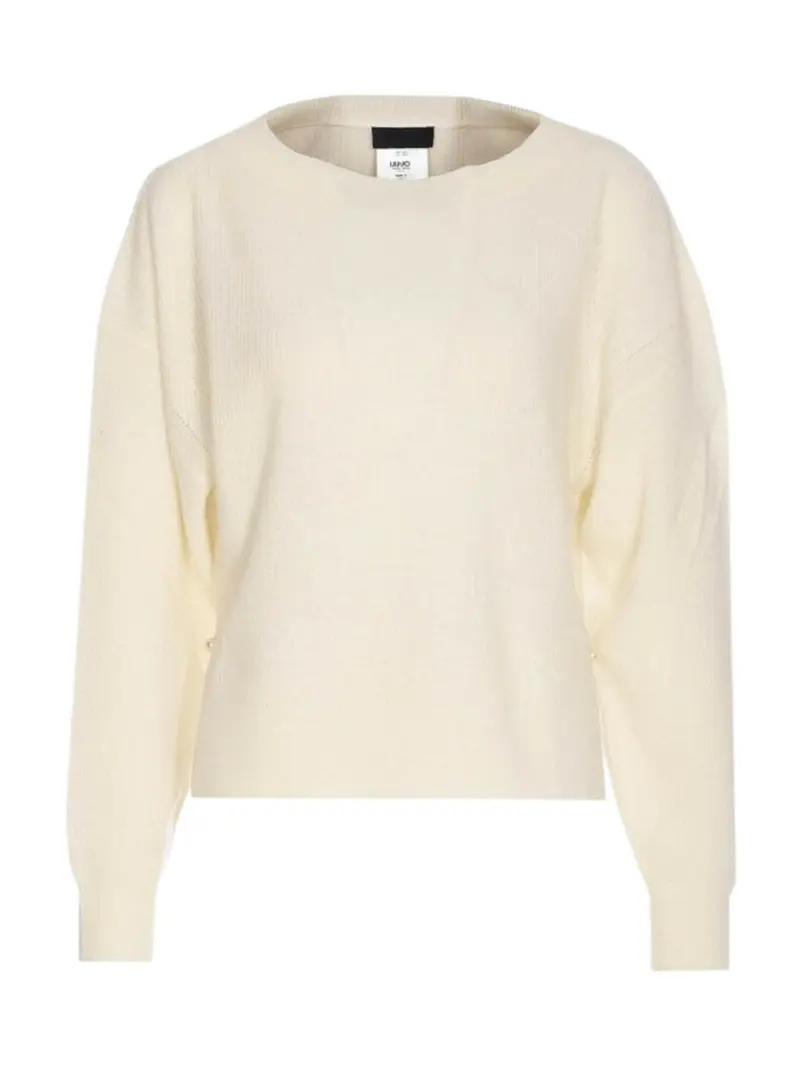LIU JO BLACK Maglione Donna  CF5245MS019 X0256 STAR WHITE