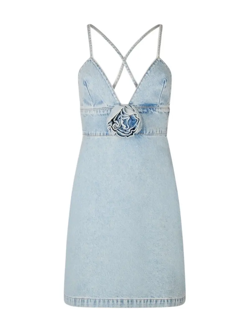 LIU JO BLUE DENIM Abito Donna  UA5103D0239 78817 Blu