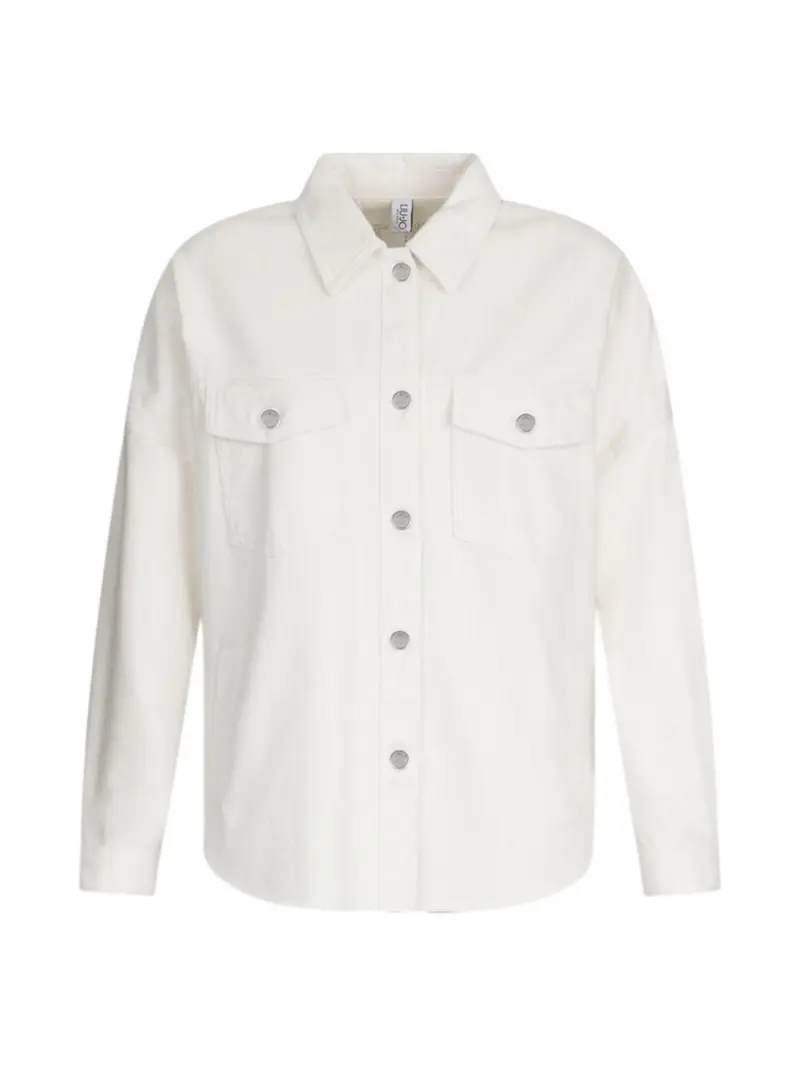 LIU JO BLUE DENIM Giubbino Donna  UA5165DS069 10701 Bianco