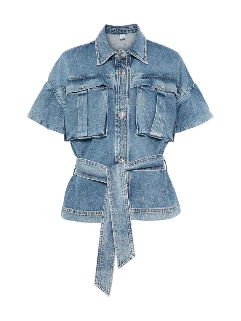 LIU JO BLUE DENIM Giubbino Donna  UA5192D4990 78841 Blu