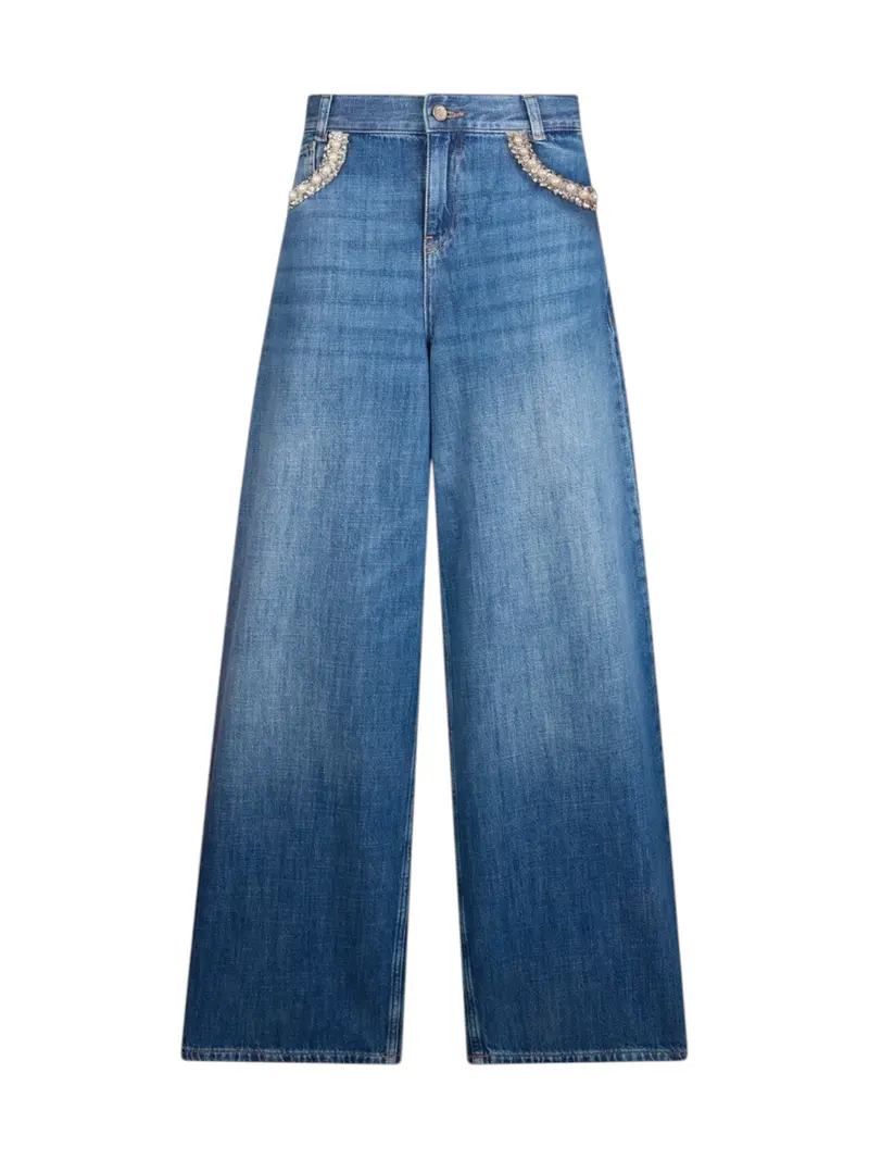 LIU JO BLUE DENIM Jeans Donna UA6265DS082 79034 Den.Blu dk.str.pearl