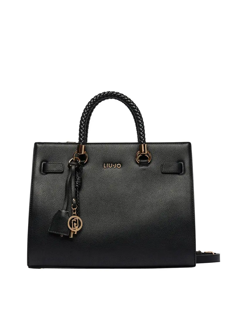 Liu Jo Borsa A Mano Charm Logato Nero