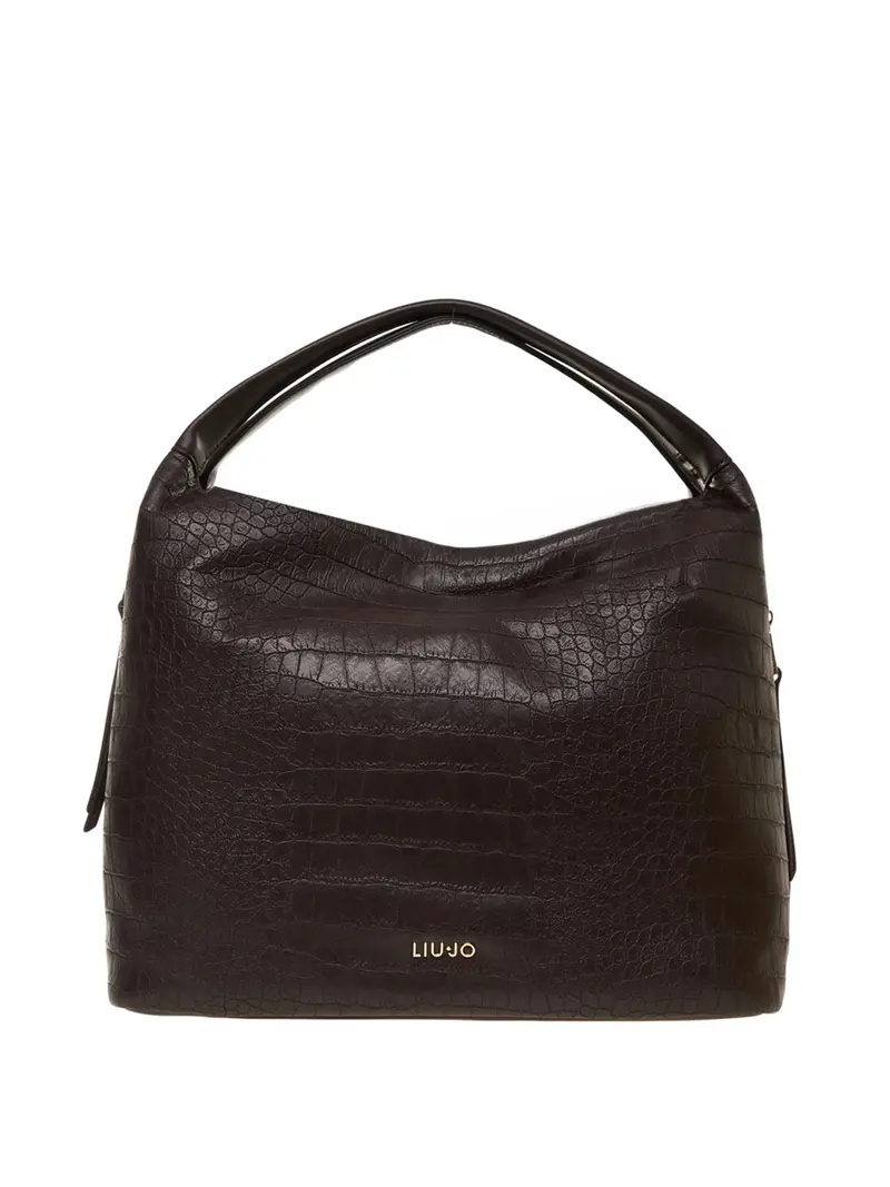 Liu Jo Borsa A Mano Effetto Cocco Deep Brown