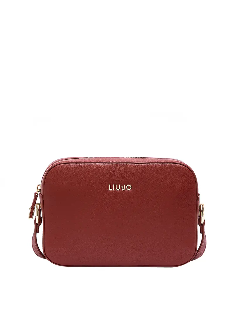 Liu Jo Borsa A Tracolla Logo Frontale Rosso