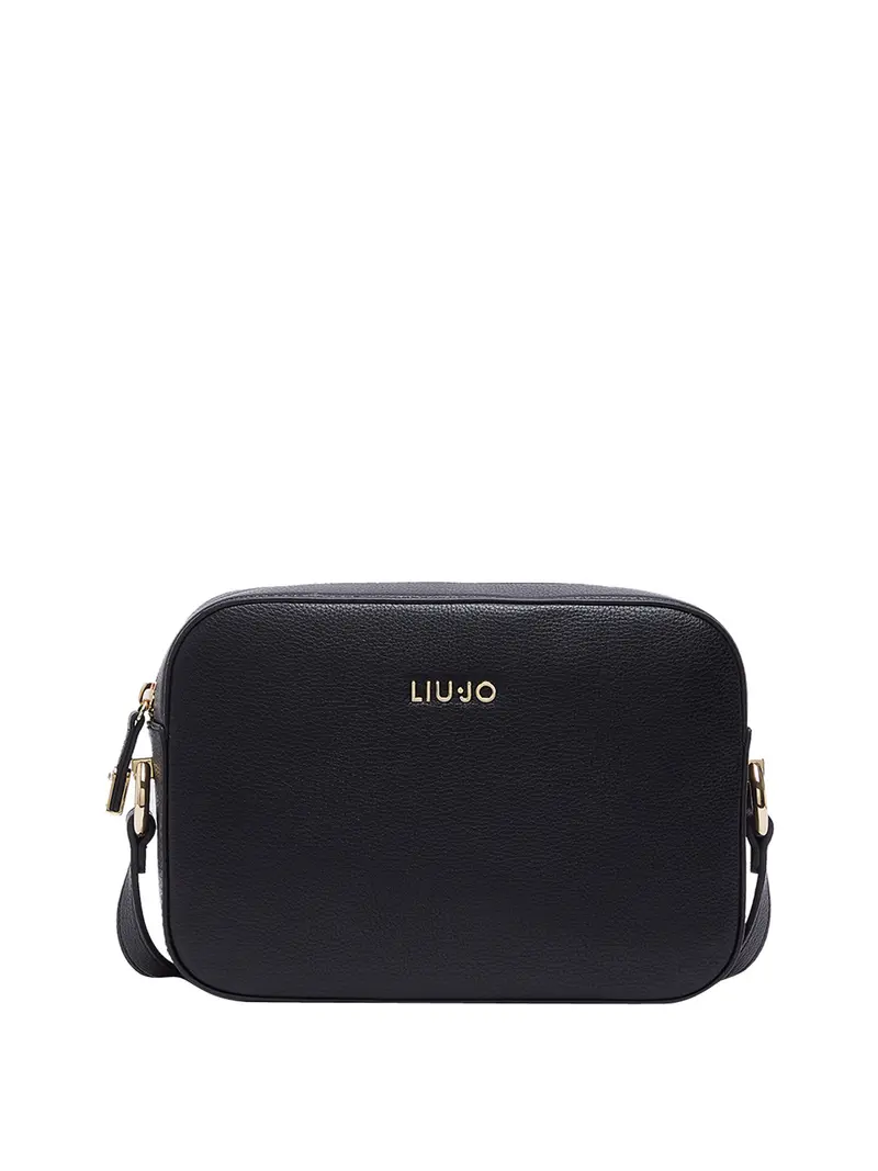 Liu Jo Borsa A Tracolla Media Logo Frontale Nero