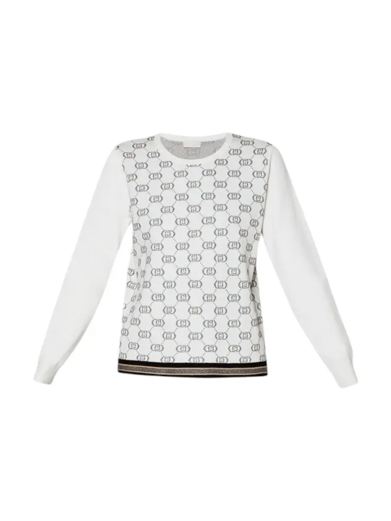 LIU JO SPORT Felpa Donna  TF4228MS63L A4280 Bianco