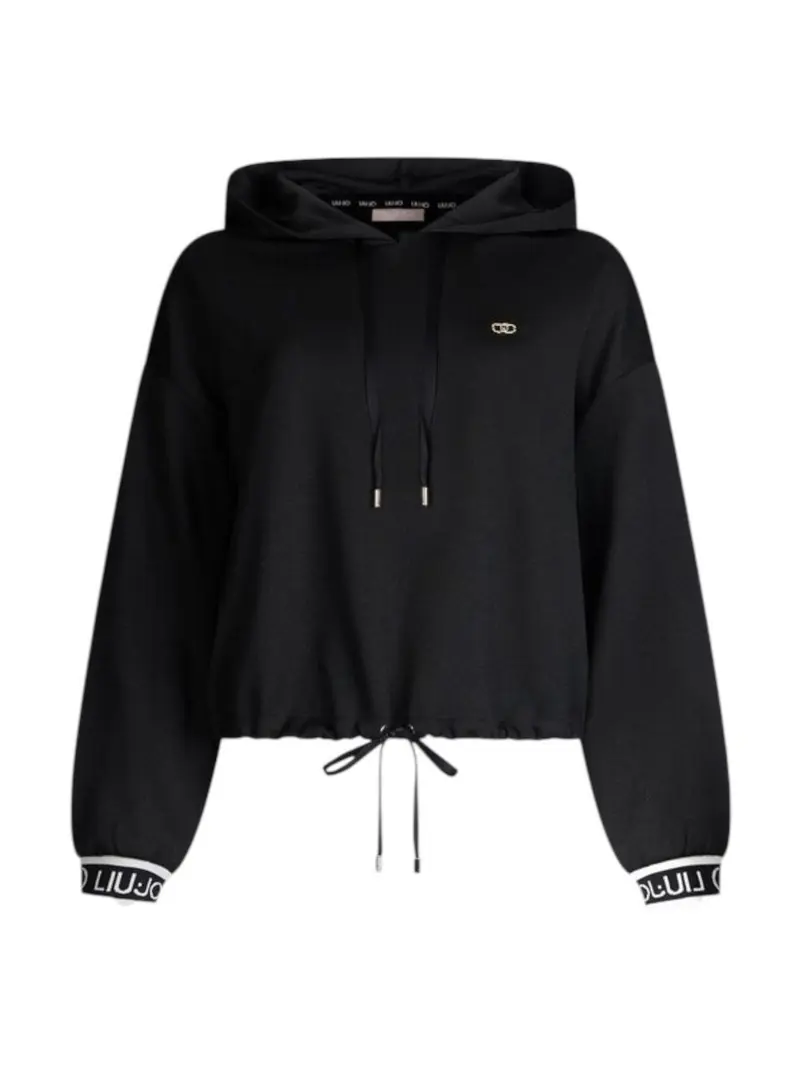 LIU JO SPORT Felpa Donna  TF5285J4747 R9342 Nero/nero lux