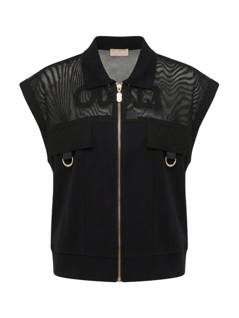 LIU JO SPORT Gilet Donna  TA6231J3855 22222 Nero