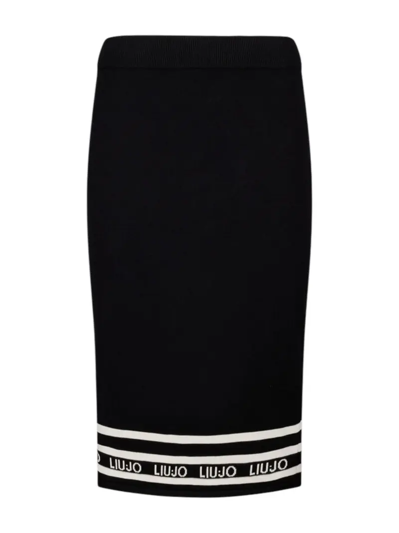 LIU JO SPORT Gonna Donna  TF5217MS63L 03N66 Nero/bianco latte