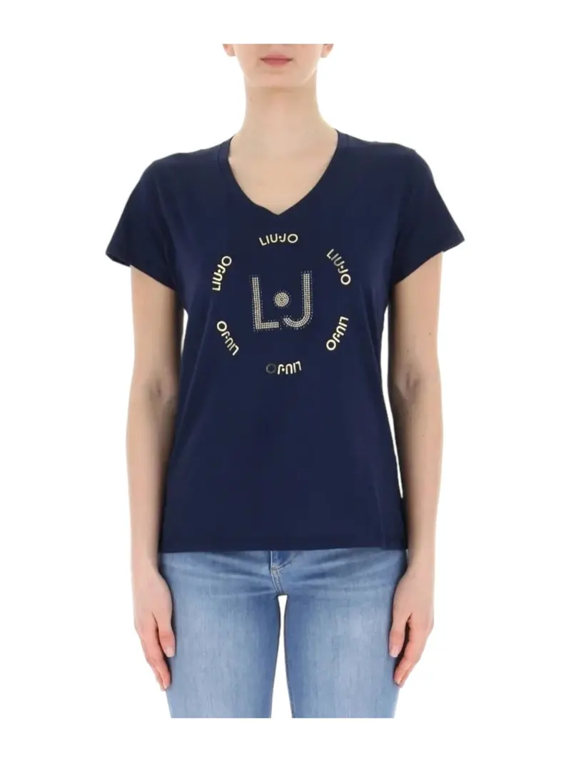 LIU JO SPORT T-Shirt e Polo Donna TA4137J6040 N9126 Blu