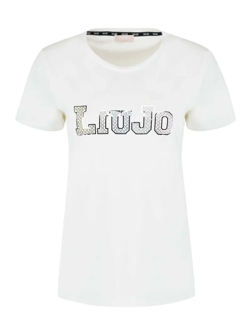 LIU JO SPORT T-Shirt e Polo Donna TA4204JS923 10604 Avorio