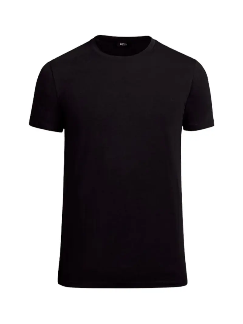 LIU JO UOMO T-Shirt e Polo Uomo  M000P204SHORTLOGO Nero