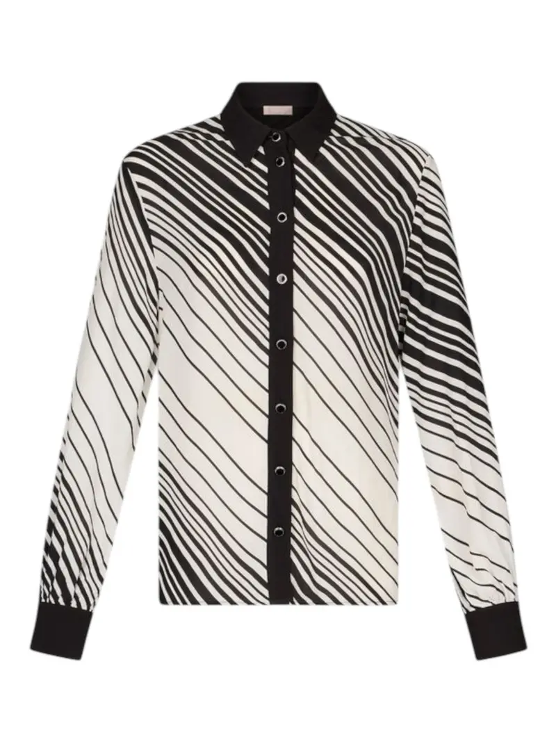 LIU JO WHITE Camicia Donna  WA5095T2578 M9471 Nero
