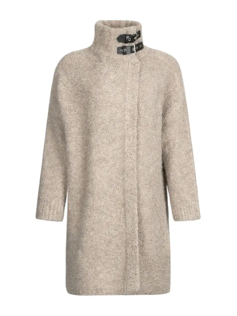 LIU JO WHITE Cappotto Donna  MF5441MA50P 54504 BEIGE SCURO