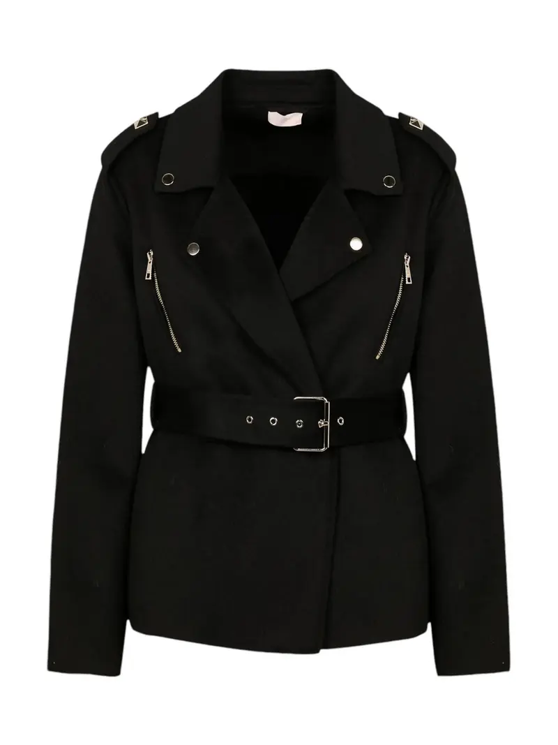LIU JO WHITE Cappotto Donna  WF4061T4627 22222 Nero