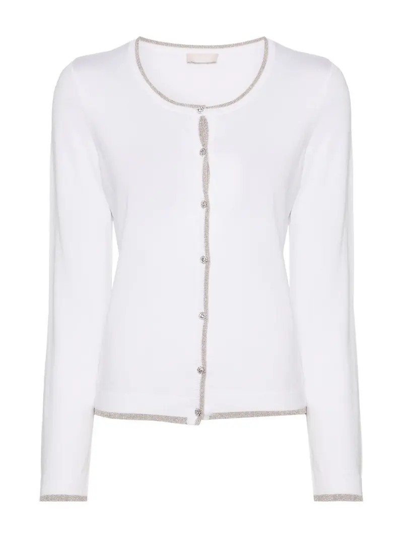 LIU JO WHITE Cardigan Donna  MA4076MS49I 11111 Bianco