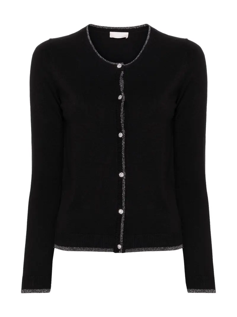 LIU JO WHITE Cardigan Donna MA4076MS49I 22222 Nero