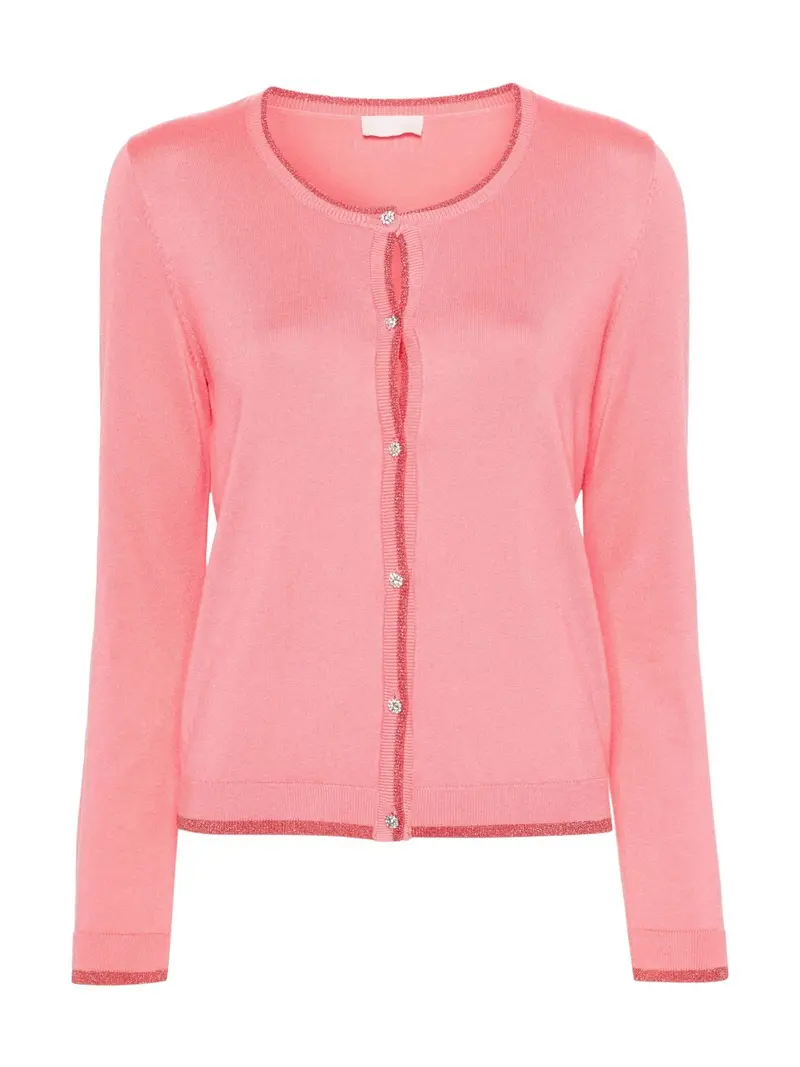 LIU JO WHITE Cardigan Donna  MA4076MS49I 71736 Rosa