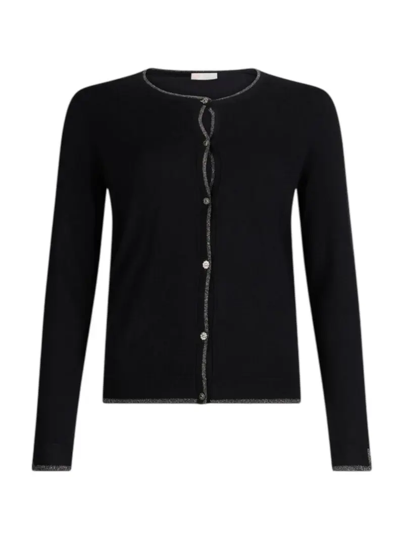 LIU JO WHITE Cardigan Donna  MF5225MS49I 22222 Nero