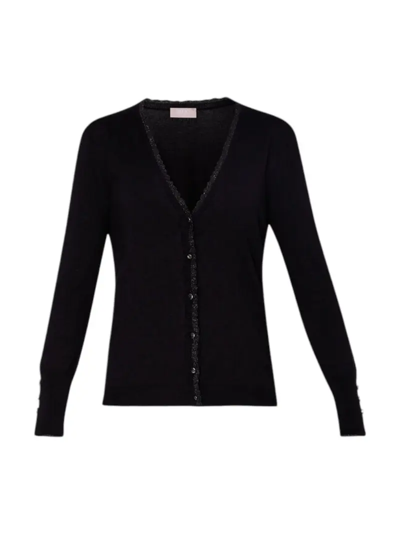 LIU JO WHITE Cardigan Donna  WF4082MS49I 22222 Nero