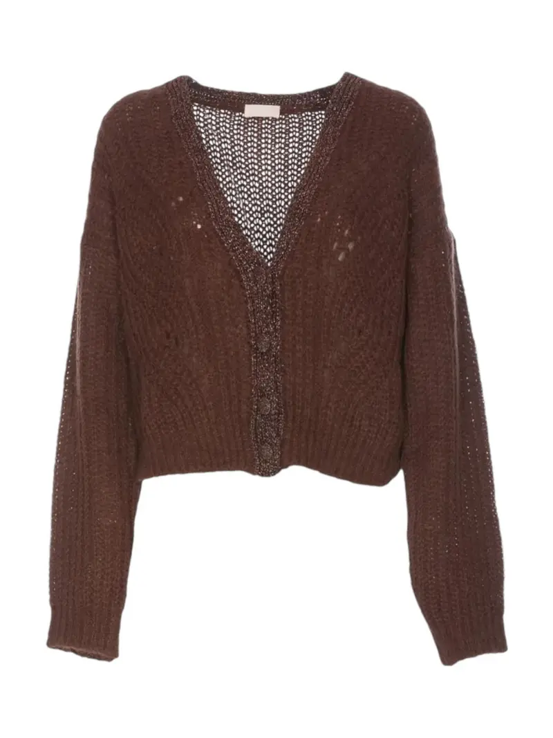 LIU JO WHITE Cardigan Donna WF4529MAG71 91218 Marrone