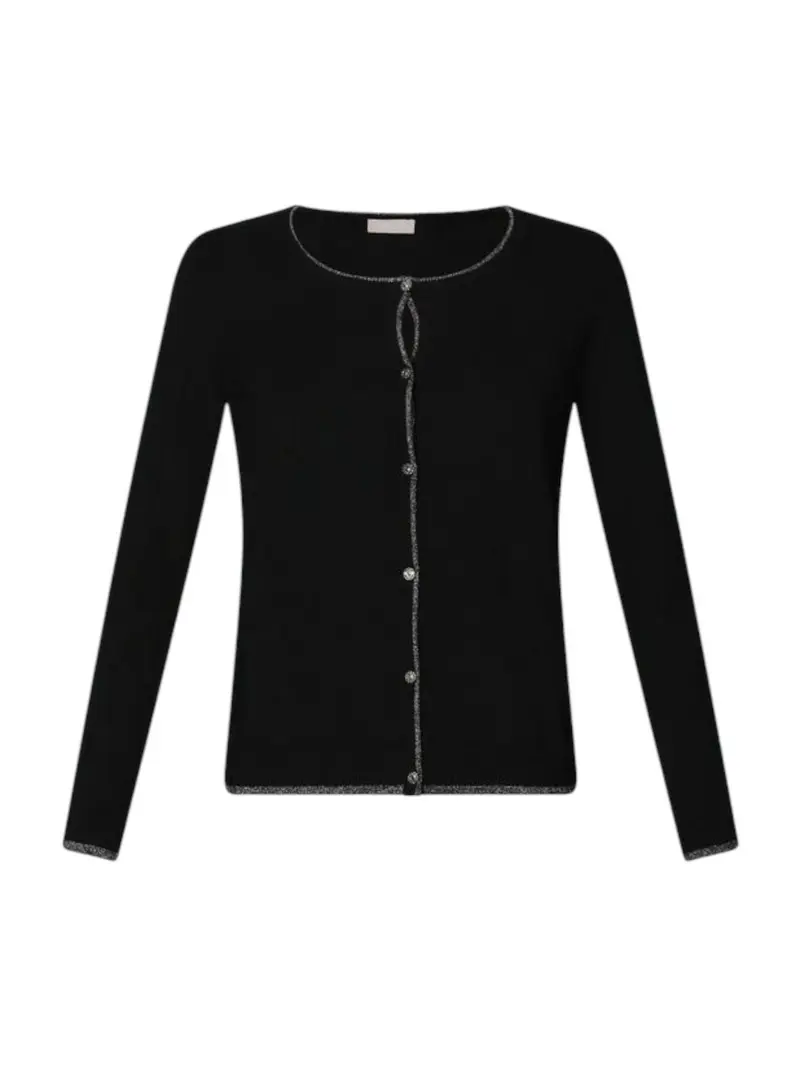 LIU JO WHITE Cardigan Donna WXX056MS49I 22222 NERO