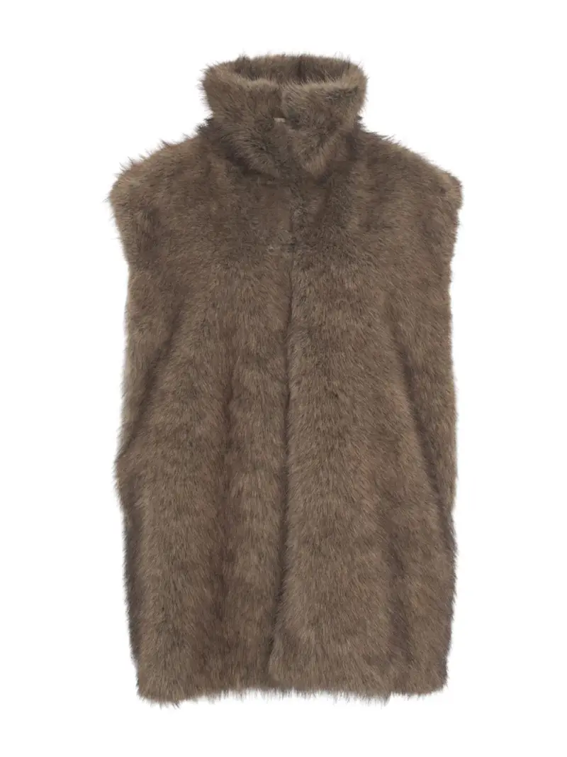 LIU JO WHITE Gilet Donna  MF5495E1095 M9873 Brown wolf