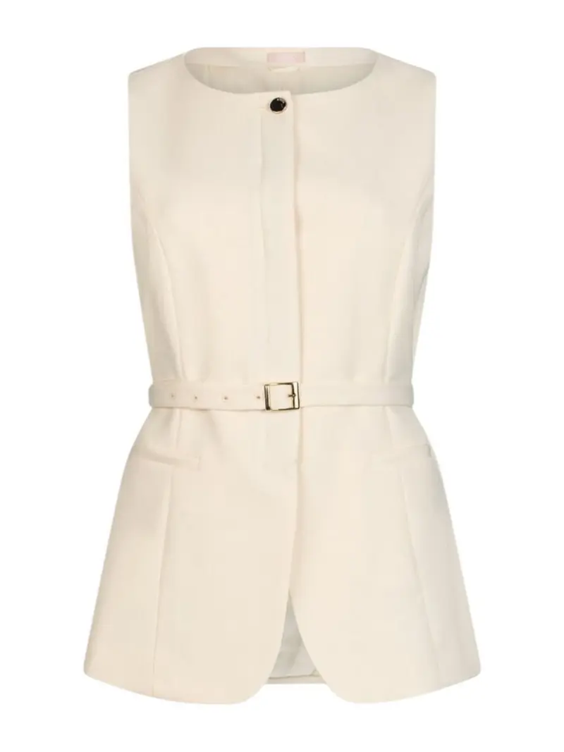 LIU JO WHITE Gilet Donna  WA6209TS896 X0760 light panna