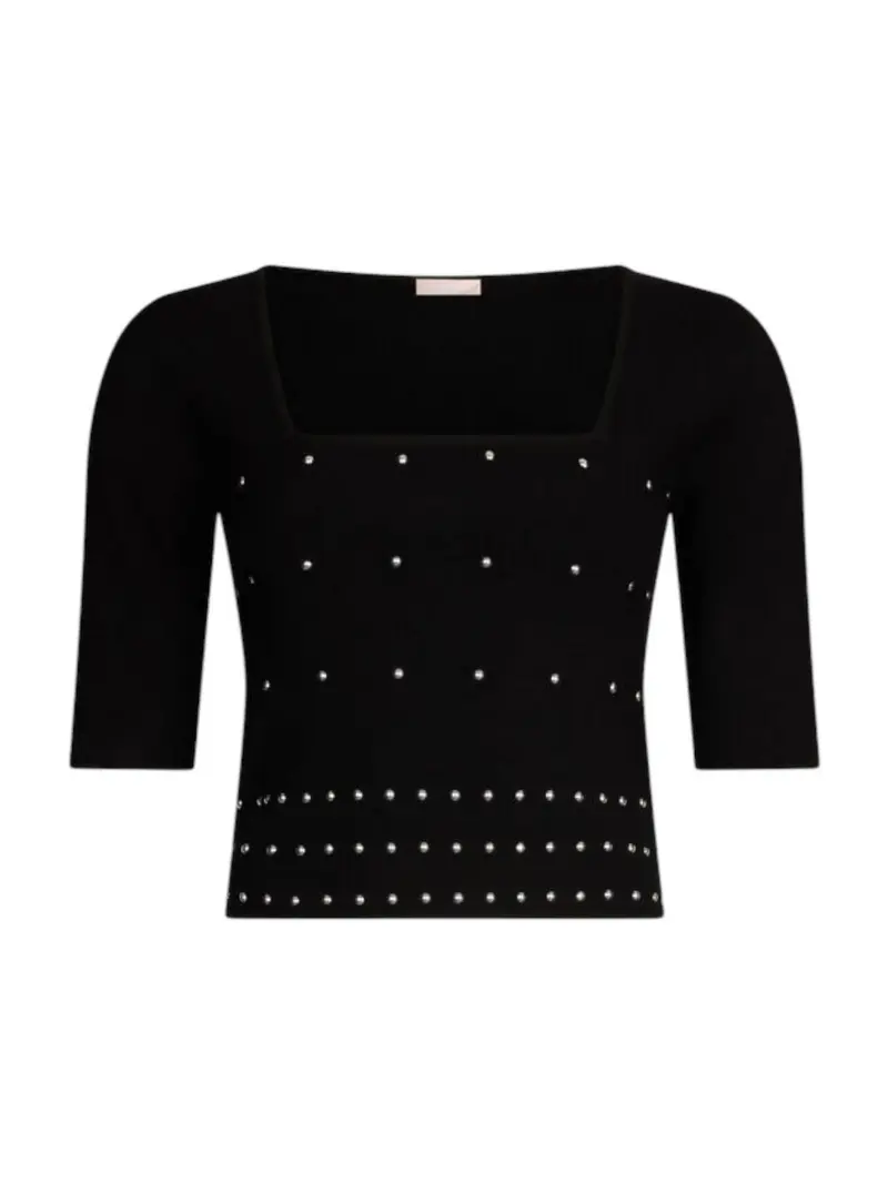 LIU JO WHITE Maglia Donna  WA5206MS99E 22222 Nero