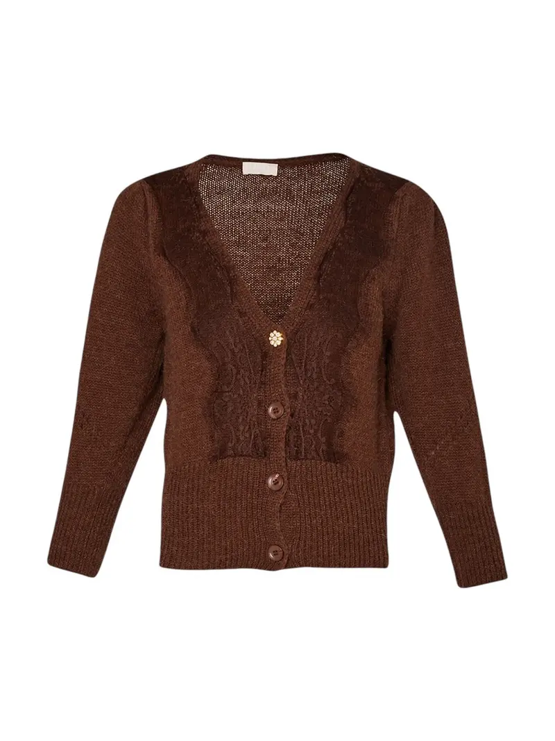 LIU JO WHITE Maglieria Donna WF4331MAG71 91218 Marrone