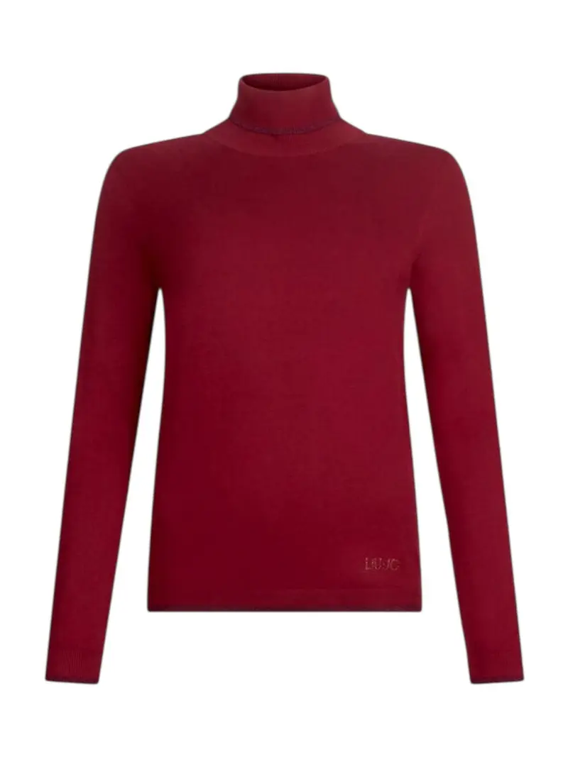 LIU JO WHITE Maglione dolcevita Donna MF5229MS49I 91650 Pepper