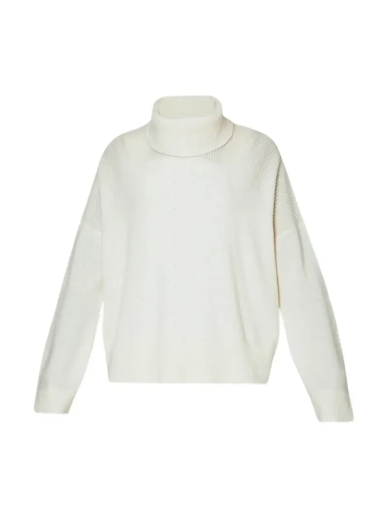 LIU JO WHITE Maglione dolcevita Donna WF4434MS009 10701 Bianco