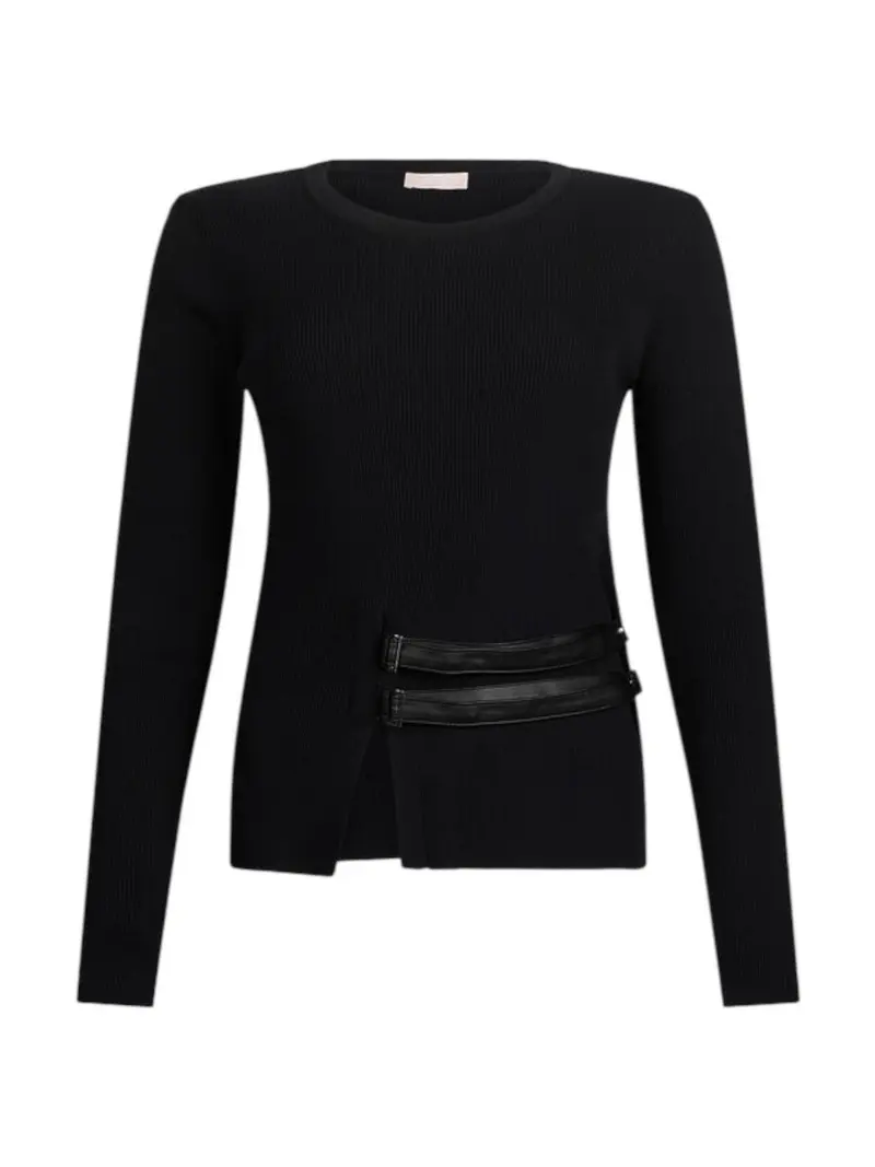 LIU JO WHITE Maglione Donna  MF5042MS55N 22222 Nero
