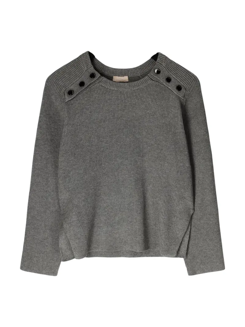 LIU JO WHITE Maglione Donna MF5396MS99E 02050 GRIGIO MD.MELANGE