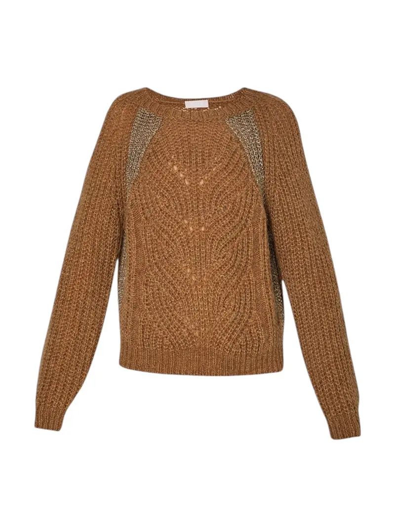 LIU JO WHITE Maglione Donna WF4527MAG71 81029 Marrone