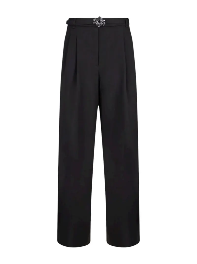 LIU JO WHITE Pantalone Donna MF5269TS224 22222 Nero