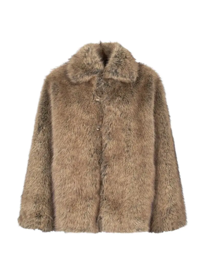 LIU JO WHITE Pelliccia Donna  MF5232E1095 M9873 Brown wolf