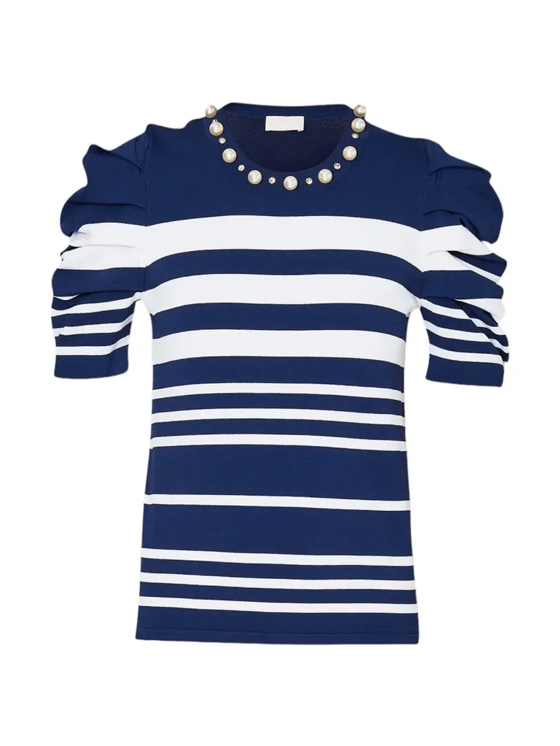 LIU JO WHITE T-Shirt e Polo Donna  MA4134MS52N C3391 Blu