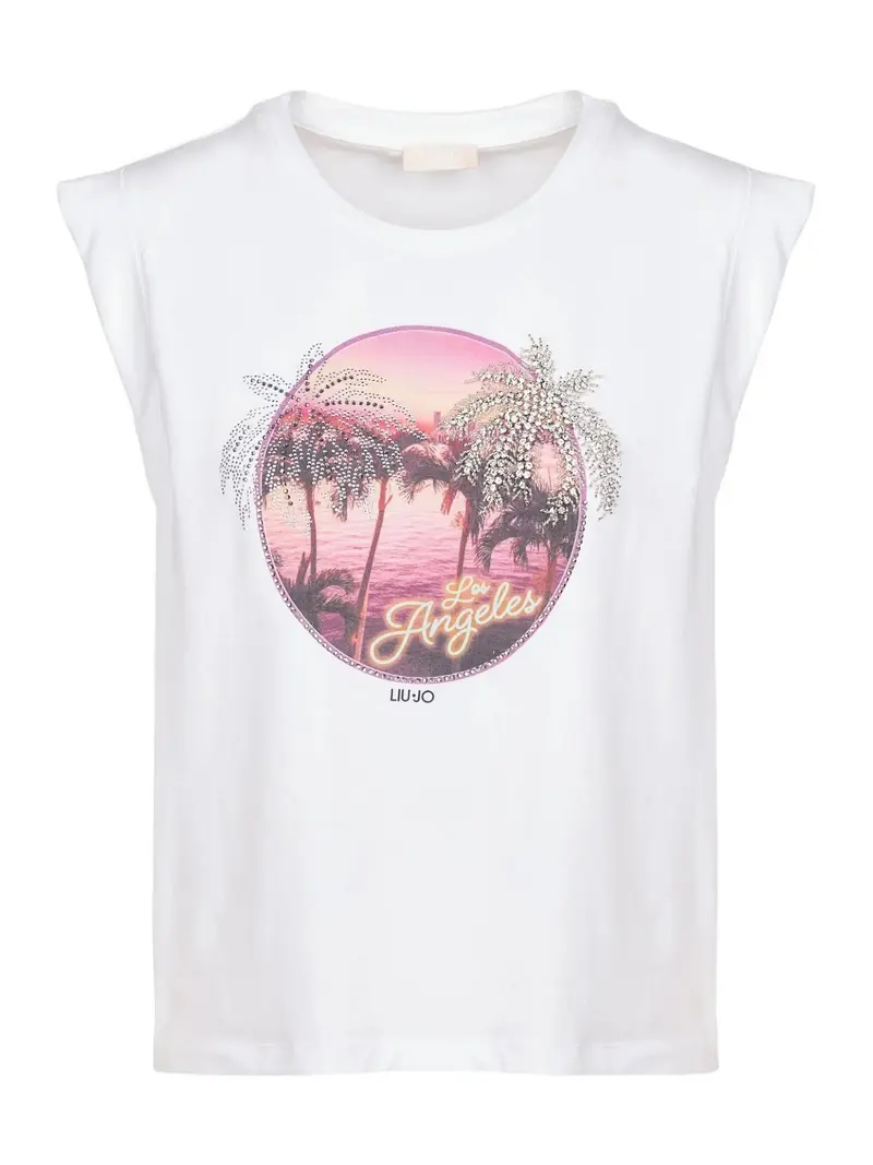 LIU JO WHITE T-Shirt e Polo Donna  MA4332J5003 N9275 Bianco
