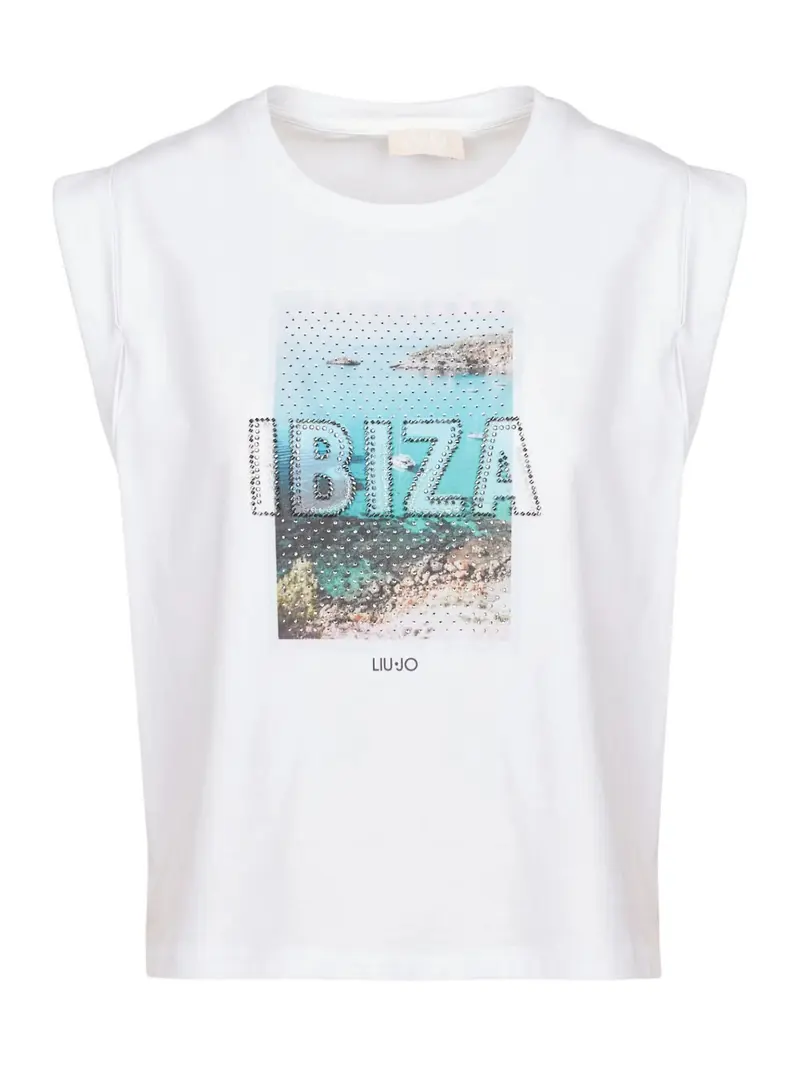 LIU JO WHITE T-Shirt e Polo Donna  MA4332J5003 N9277 Bianco