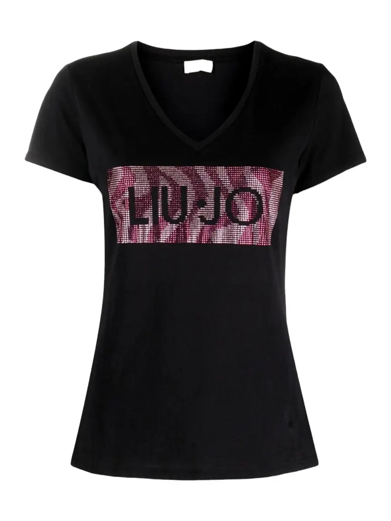 LIU JO WHITE T-Shirt e Polo Donna  WA4019JS923 Q9993 Nero